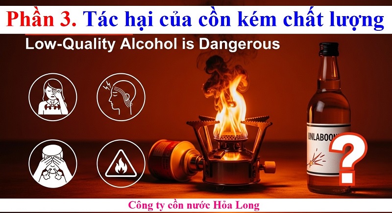 Cồn Nước Đốt Có Độc Không? Giải Đáp Chi Tiết Từ A–Z